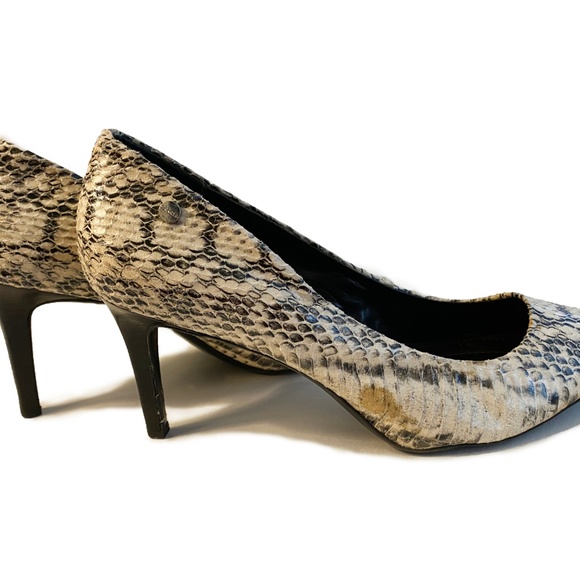Calvin Klein Snakeskin Heels - Picture 4 of 4